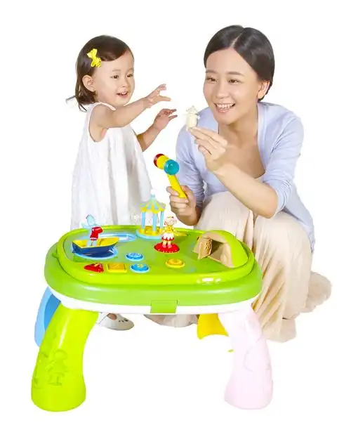 优彼出品 多功能亲子游戏桌 会跳舞的花园宝宝
