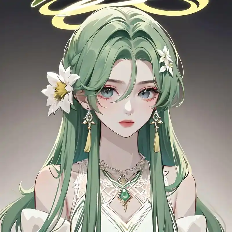 女生头像|绿色系头像.#女头#绿色系女生头像 #女生头像 # - 抖音