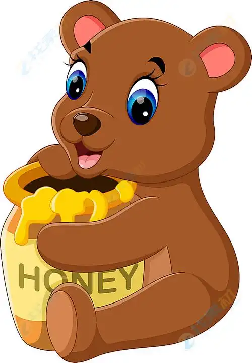 卡通可爱小熊图像矢量素材下载