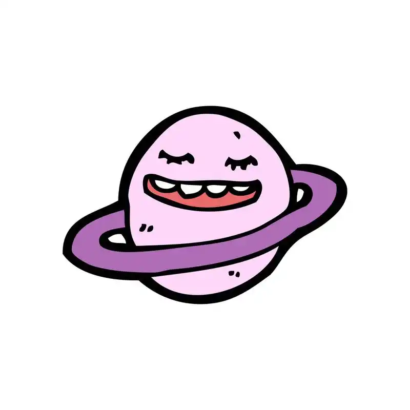 快乐星球,矢量,快乐星球卡通白色背景上