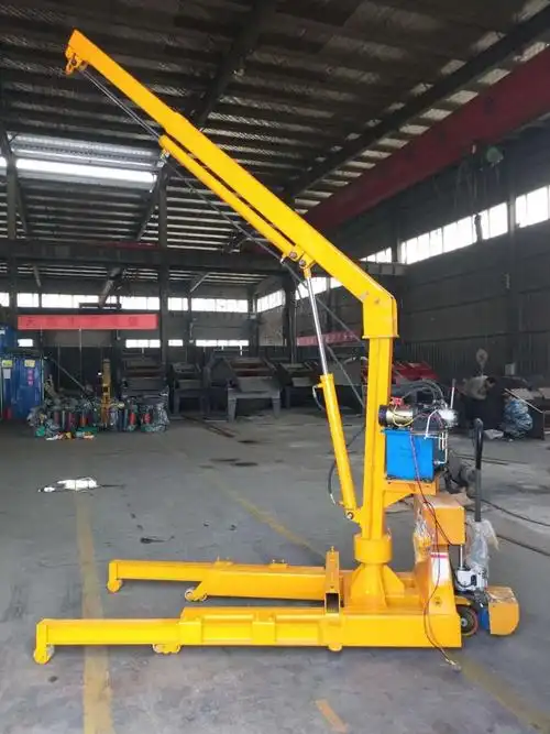 折叠移动小型吊机 旋转小吊车 液压移动吊运机厂家直销