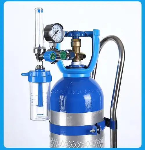 铝合金氧气瓶医用家用便携式小氧气罐10l升工业用钢瓶孕妇老人用yz 10