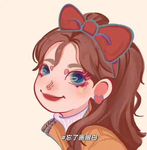 卡通人物头像绘画