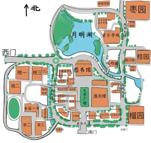 《洛阳师范学院》《信阳农林学院》《郑州师范学院》龙子湖校区象湖