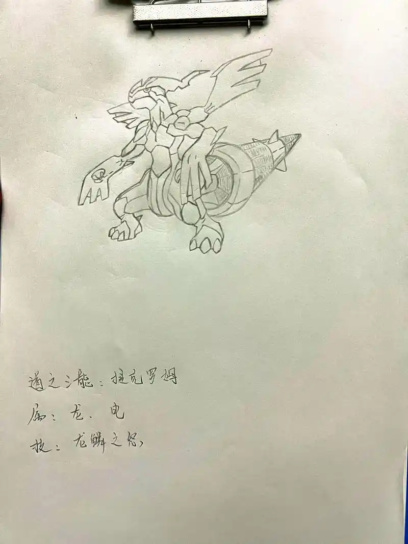 道之三龙.挑战每天手绘一只宝可梦#目标1000只宝可梦#送给 - 抖音