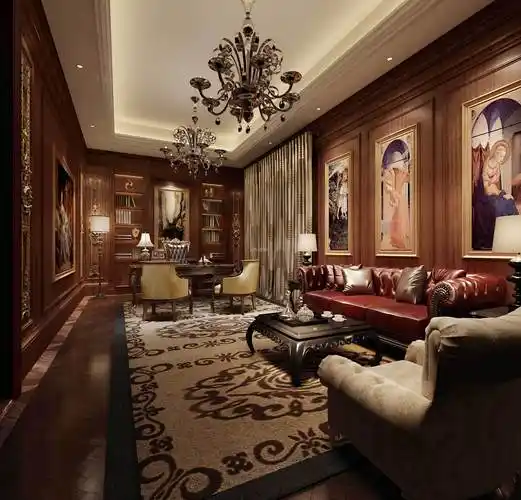 欧式古典风格室内设计图片_装修案例欣赏-保障网装修效果图