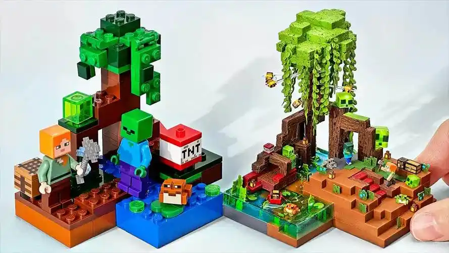 用粘土重塑 minecraft lego 沼泽 - --教程入门自学