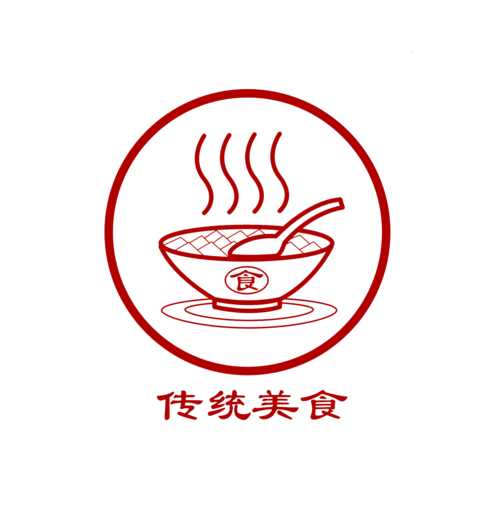 端午节中华传统美食小吃矢量线条图标