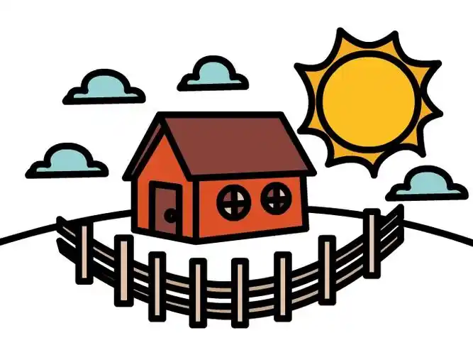 农场怎么画简单又漂亮,农场怎么画,简笔画农场-养娃家