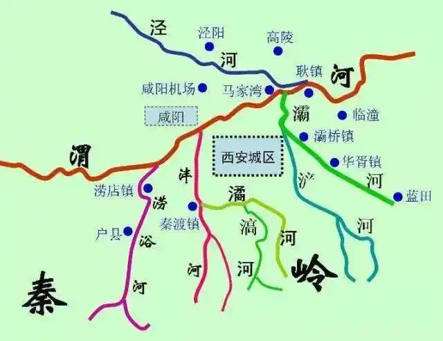 哪里是关中你知道八水绕长安是哪八水吗泾渭分明是何因泾渭分明有哪些