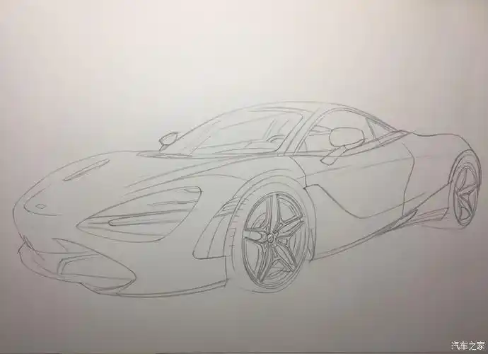 手绘720s—带你感受迈凯伦新一代"超级系列"_青少年论坛_汽车之家论坛