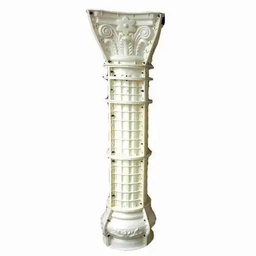 新款罗马柱模具圆柱子欧式别墅大门水泥柱加厚塑料钢模型建筑模板