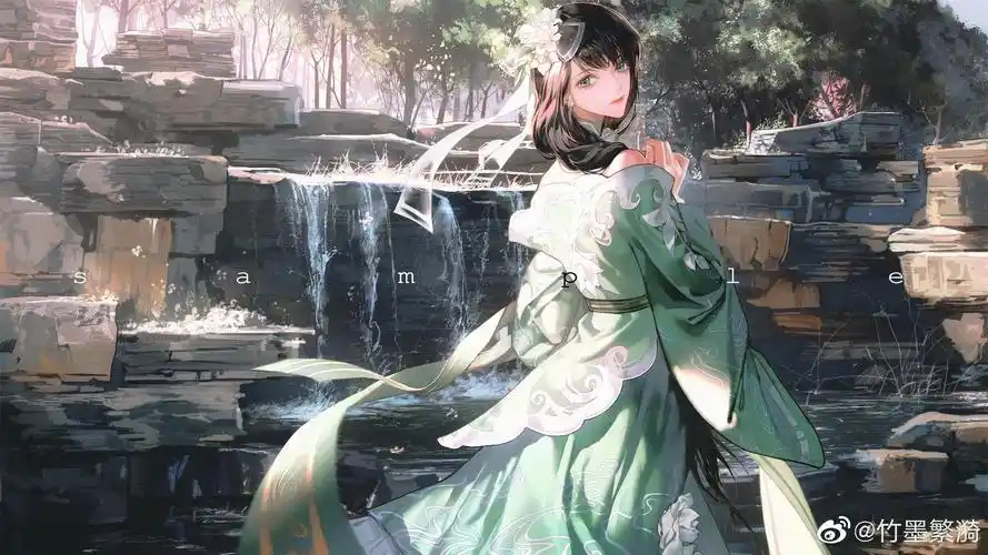 古风美人 〕作者 竹墨繁漪 - 堆糖,美图壁纸兴趣社区