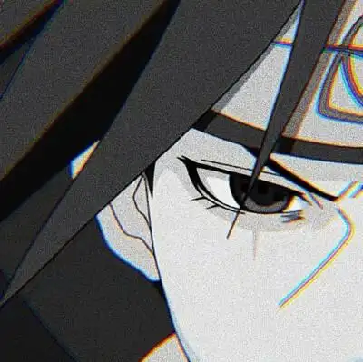 火影头像,动漫头像,丧头,黑白