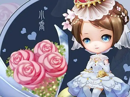 王者荣耀·小乔·纯白花嫁同人