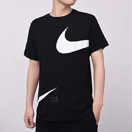 nike男子断勾大logo休闲训练运动服舒适透气圆领短袖t恤dd3350100010