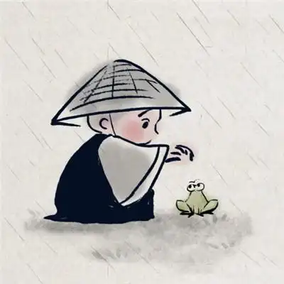 静心禅意小和尚头像图片