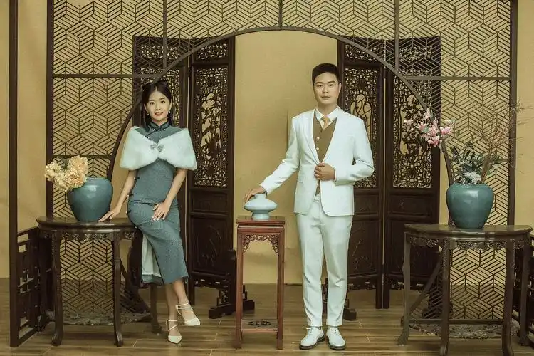 罗小韦的婚纱摄影作品《旗袍》