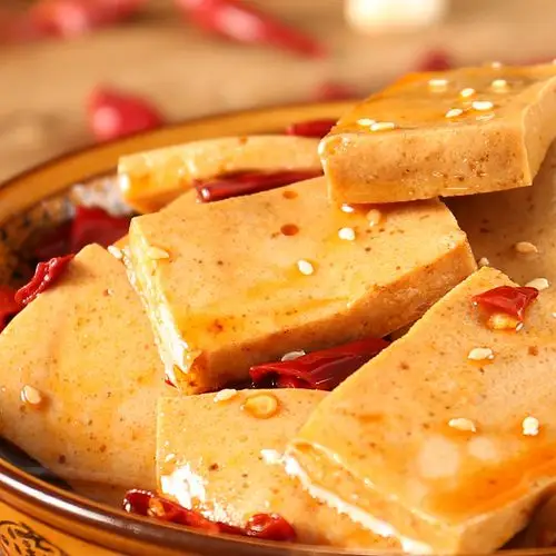 鹅儿鹅私房菜【香辣豆干】卤汁千页豆腐干麻辣素零食即食卤味200g