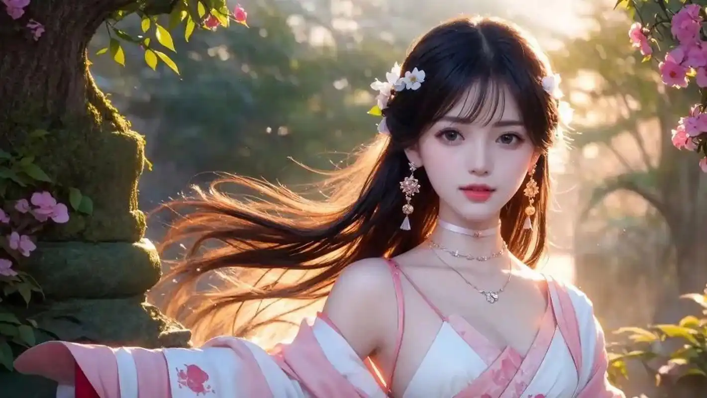 ai画作 | 古装打扮美丽动人的手游美少女#ai# #ai共创计划# #ai美少女