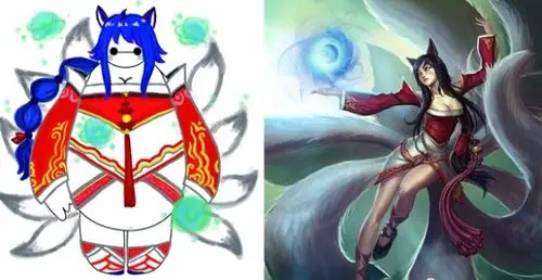 当大白遭遇lol 三大美女齐齐变身胖子