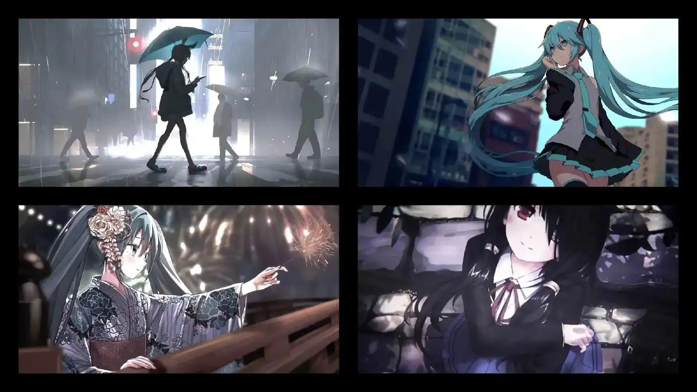 跟你没说话的时候 我的心也在下雨  #fyp#动漫壁纸#ip - 抖音