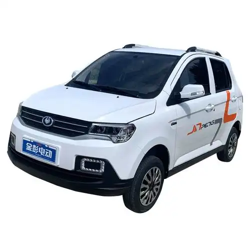 金彭d90电动轿车成人家用全封闭汽车四轮代步车油电两用锂电瓶车