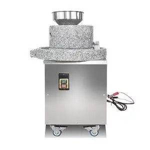 定制适用黄金玉米饼石磨机烤饼磨浆机商用流动摆摊南瓜研磨机肠粉