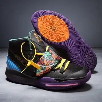 欧文6代南海岸涂鸦夜光圣甲虫蓝宝石奥利奥n7洛杉矶美国队篮球鞋 欧文