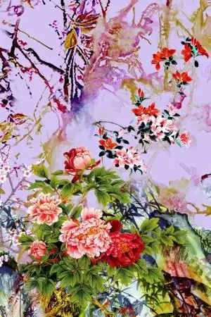 民族风 定位花 混合拼接 #1056952