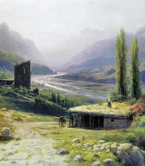 优美的19世纪风景画,俄罗斯画家拉戈里奥作品!