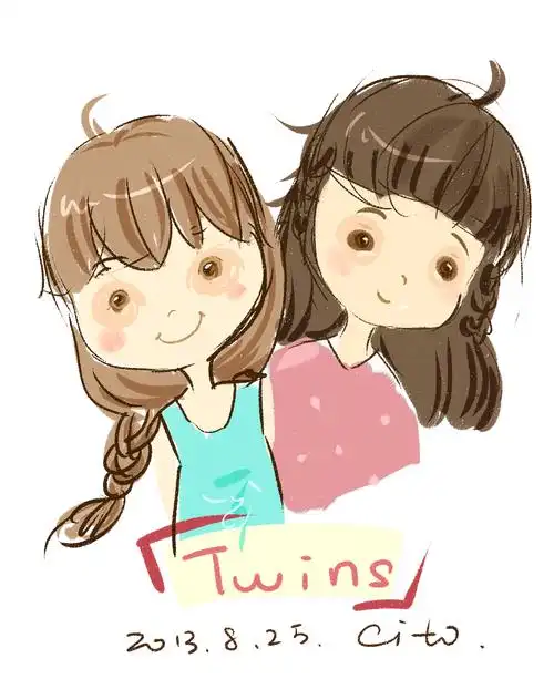 今天遇见的双胞胎,萌萌的软软的-堆糖,美好生活研究所