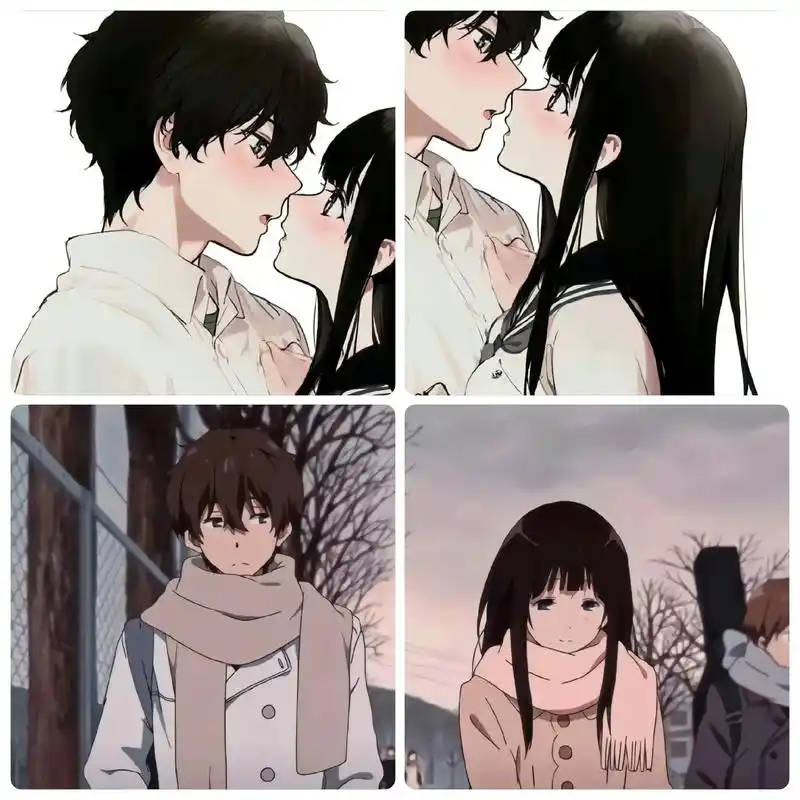 情侣头像 #动漫情头        扣1今晚上喜欢的人给你 - 抖音