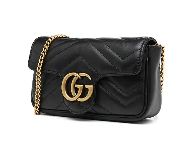 【gucci古驰 斜挎包】19秋冬 gucci/古驰包gg marmont 迷你女士牛皮革