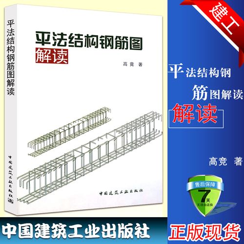 正版平法结构钢筋图解读 高竞 著 中国建筑工业出版社 平法制图的钢筋