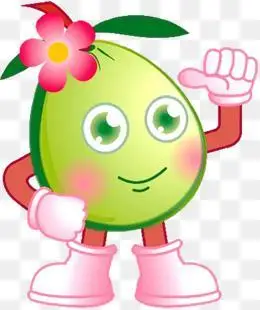 超能柚子的简笔画