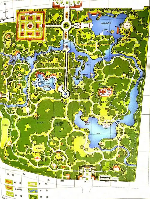 河北邯郸市赵苑公园总体设计