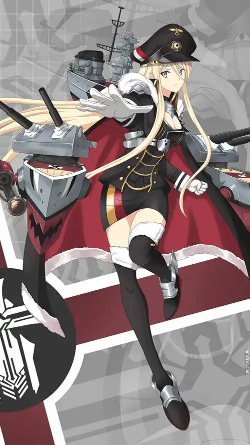 碧蓝航线大长腿铁血舰娘俾斯麦bismark手机壁纸图片汇总(7)