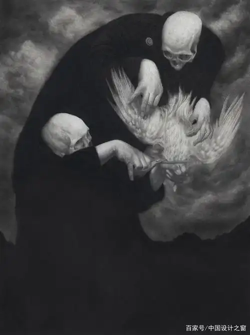 randy ortiz:怪异诡谲的超现实主义插画作品