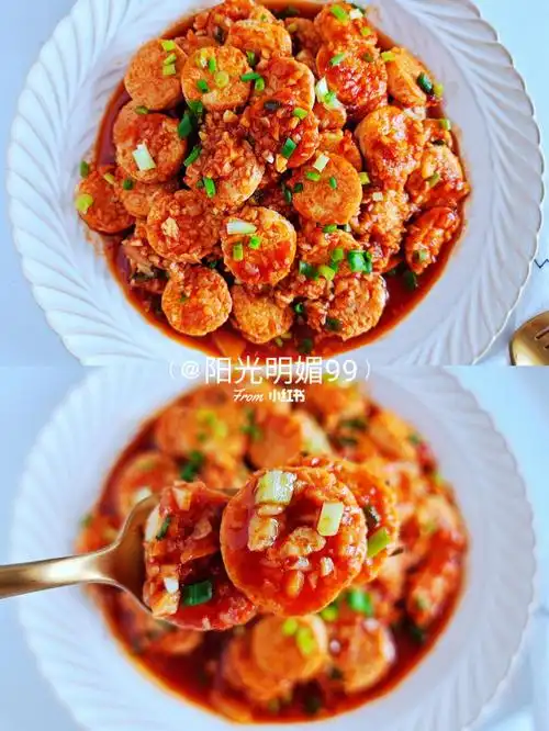 香煎鸡蛋豆腐酸甜味的下饭菜75