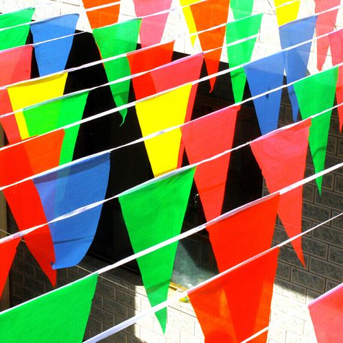 卓玛诗雅 刀旗五色彩旗飘旗路边旗广告旗帜定制户外旗杆工地婚庆开业