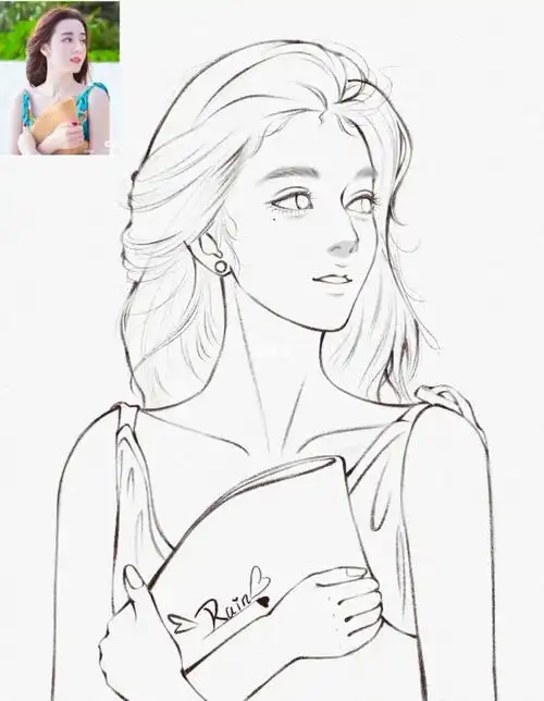 绘画过程  #procreate绘画  #寻找小红书绘画大神  #迪丽热巴