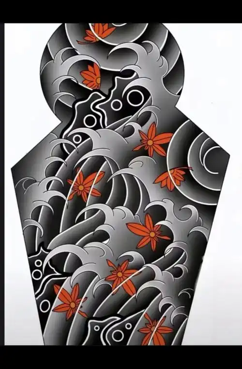 老传统花臂手稿