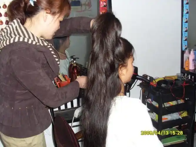 千金一发新剪53厘米黑亮长发出售(2)