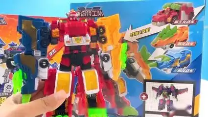 迷你特工队超威系列机甲玩具,每一款都可以合体变身
