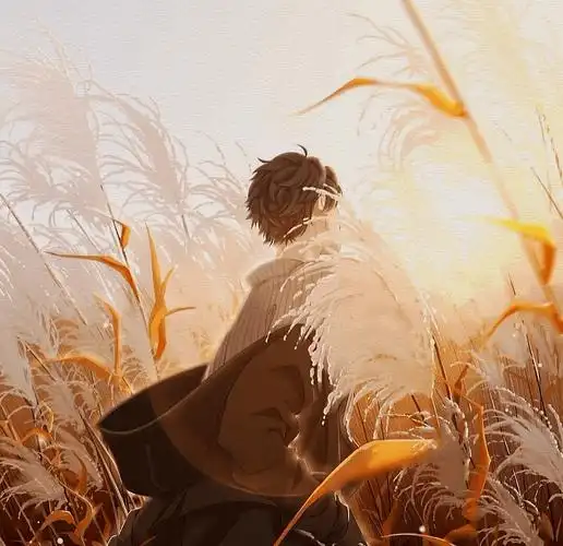 神仙治愈系动漫头像带着光的头像