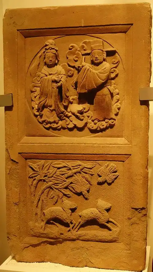 2021共舞长江经济带|探源泸"石"历史文化_fororder_高浮雕人物瑞兽