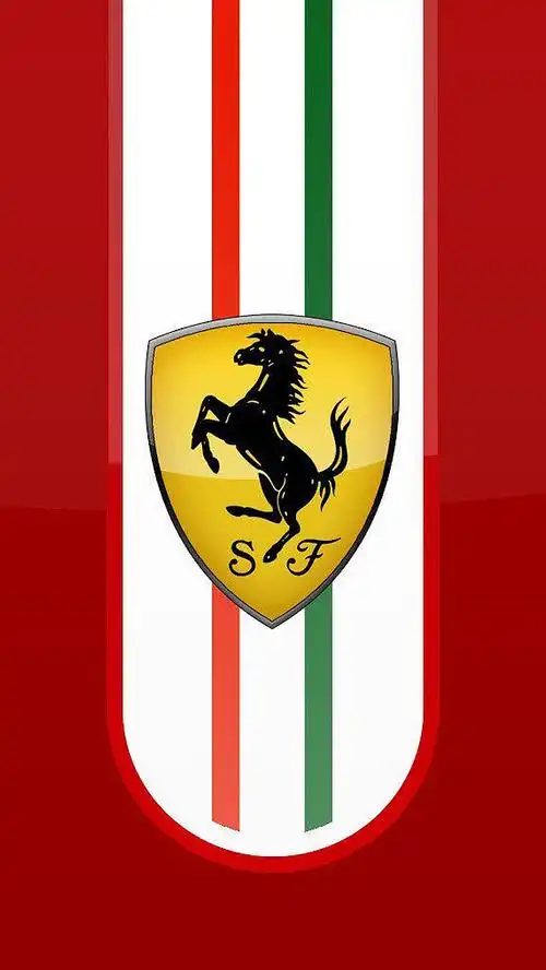 法拉利高清跑车logo手机壁纸