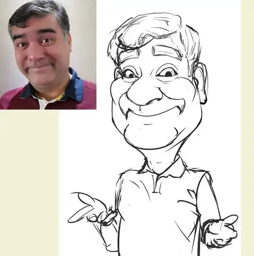 如何画出恰到好处的夸张肖像漫画