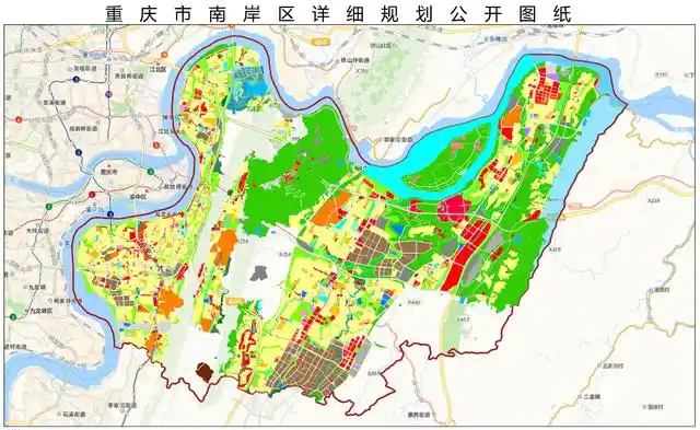 近日,重庆市规划与自然资源局网站更新最新主城区详细控规图,包含主城